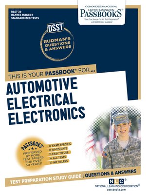 cover image of AUTOMOTIVE ELECTRICAL/ELECTRONICS